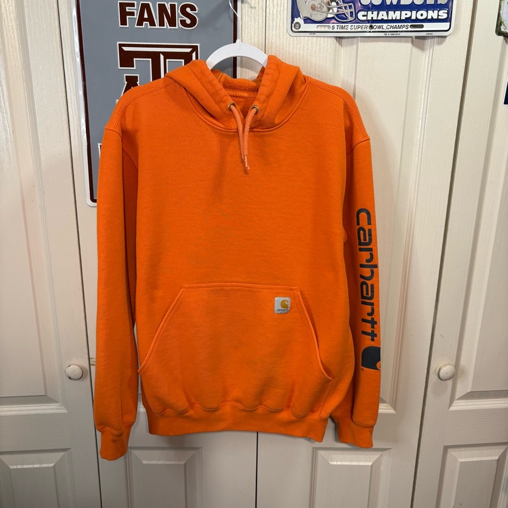 Carhartt Orange Hoodie Men’s Sz. L